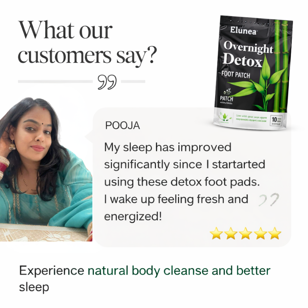 Elunea™ Night Detox Foot Patch | Detox Body in Sleep
